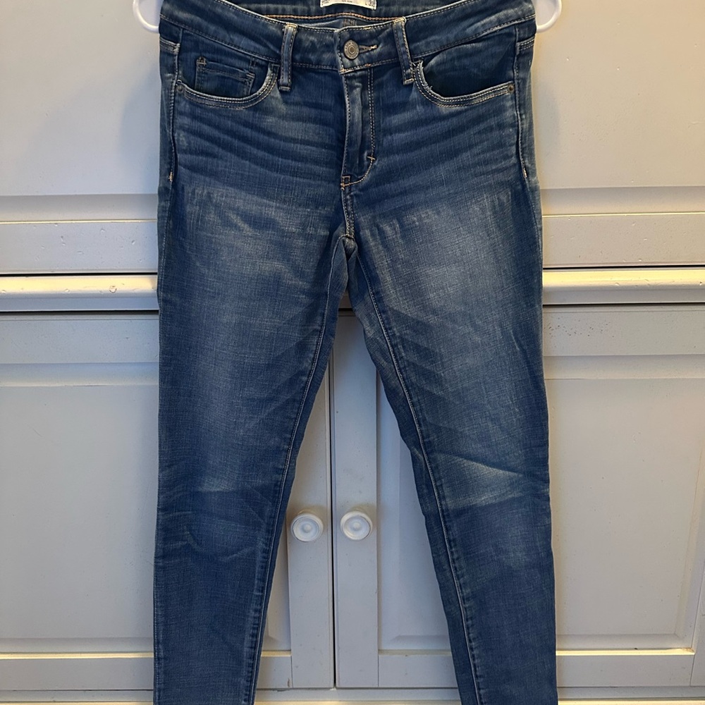 Abercrombie & Fitch Dark Blue Skinny Jeans